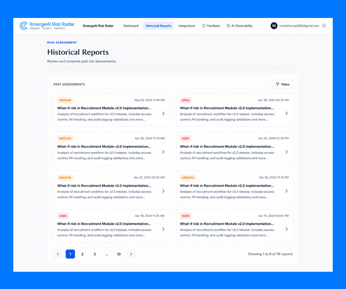 Access Historical Reports